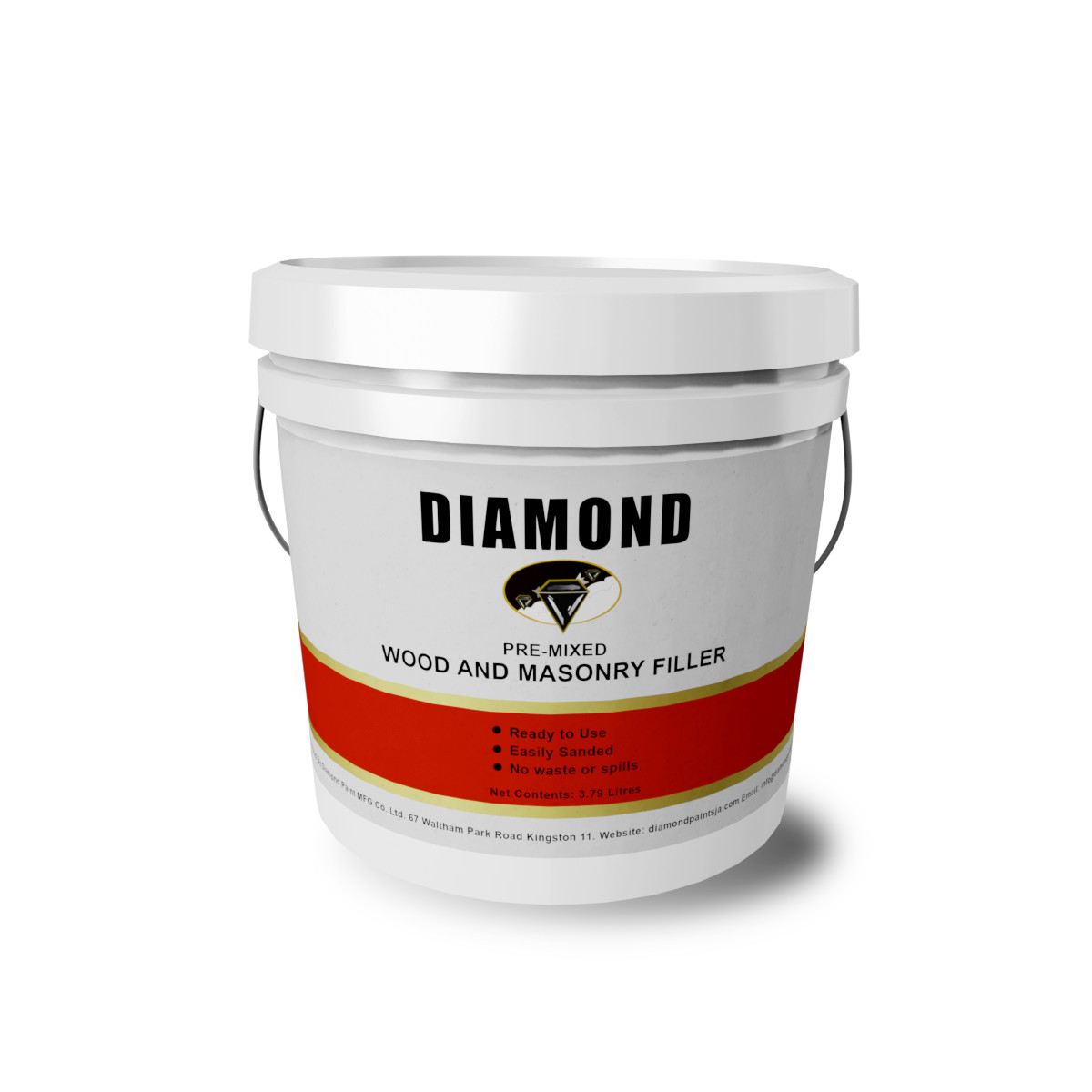 Diamond Woood and Masonry Filler Premixed Packaging