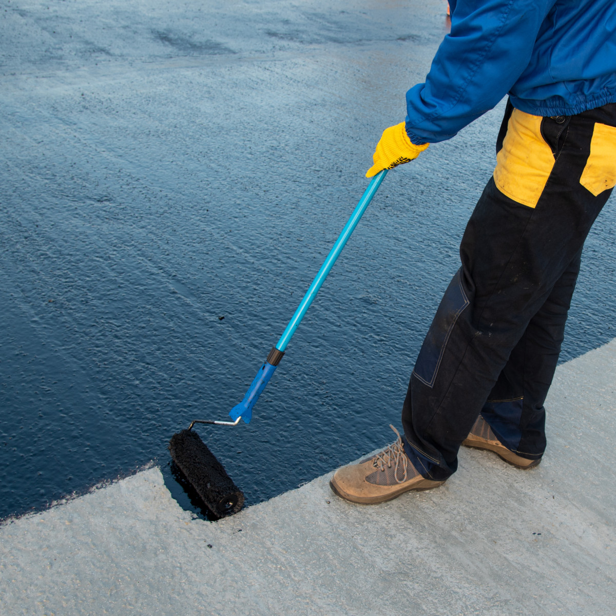 Diamond Waterproofing Being Applied