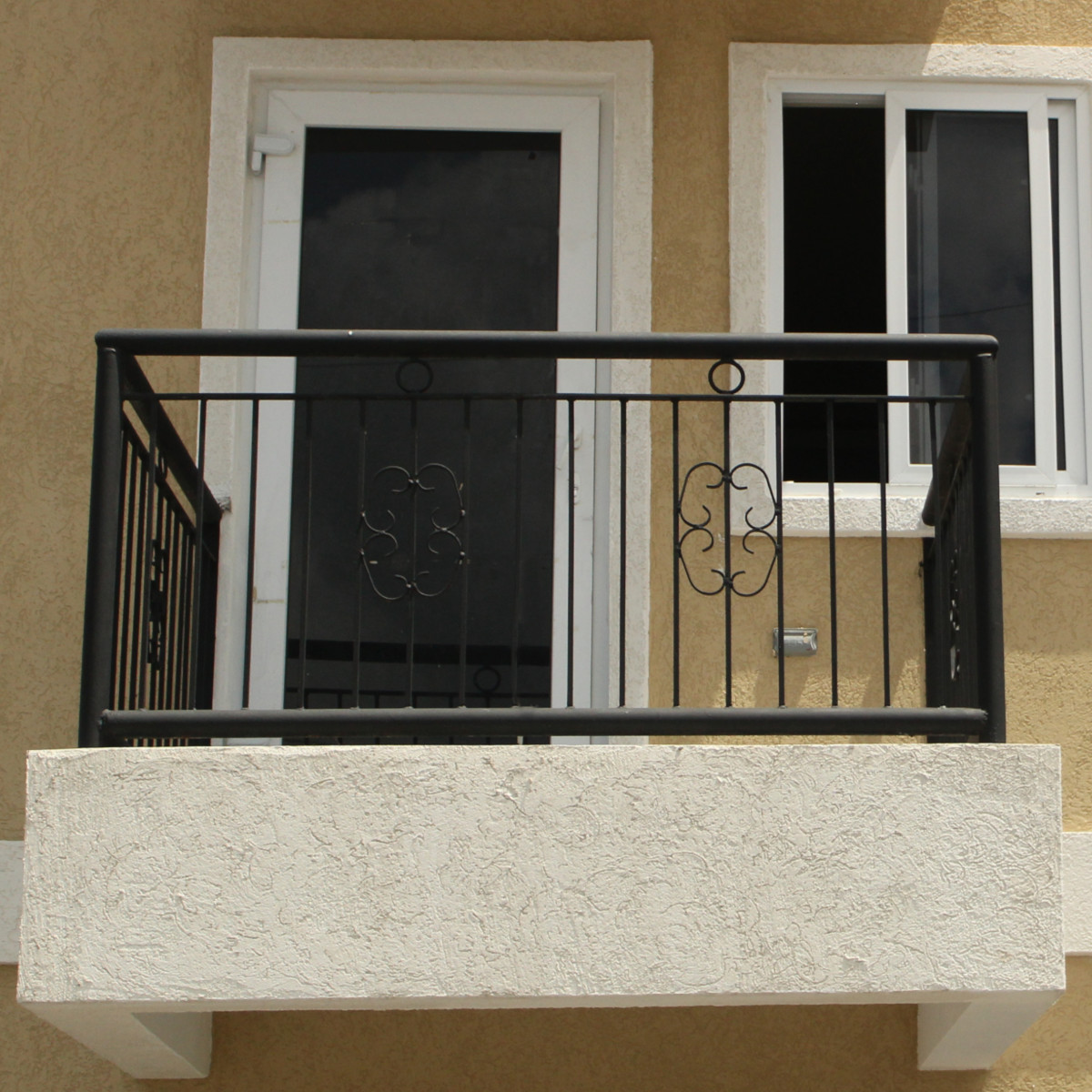 Trowel on applied to apartment