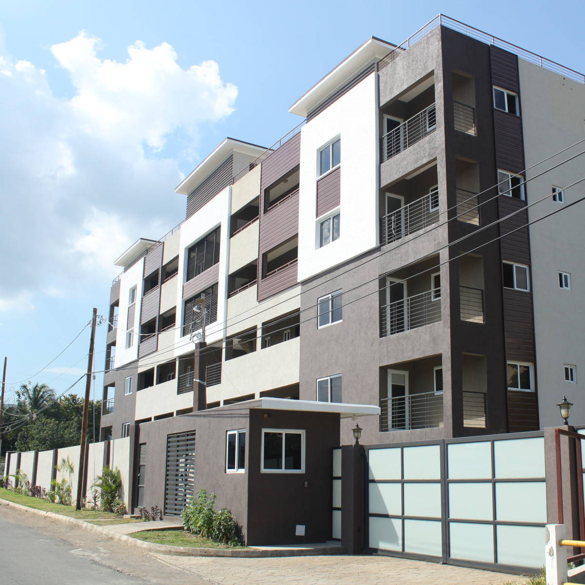 Trowel on applied to apartment