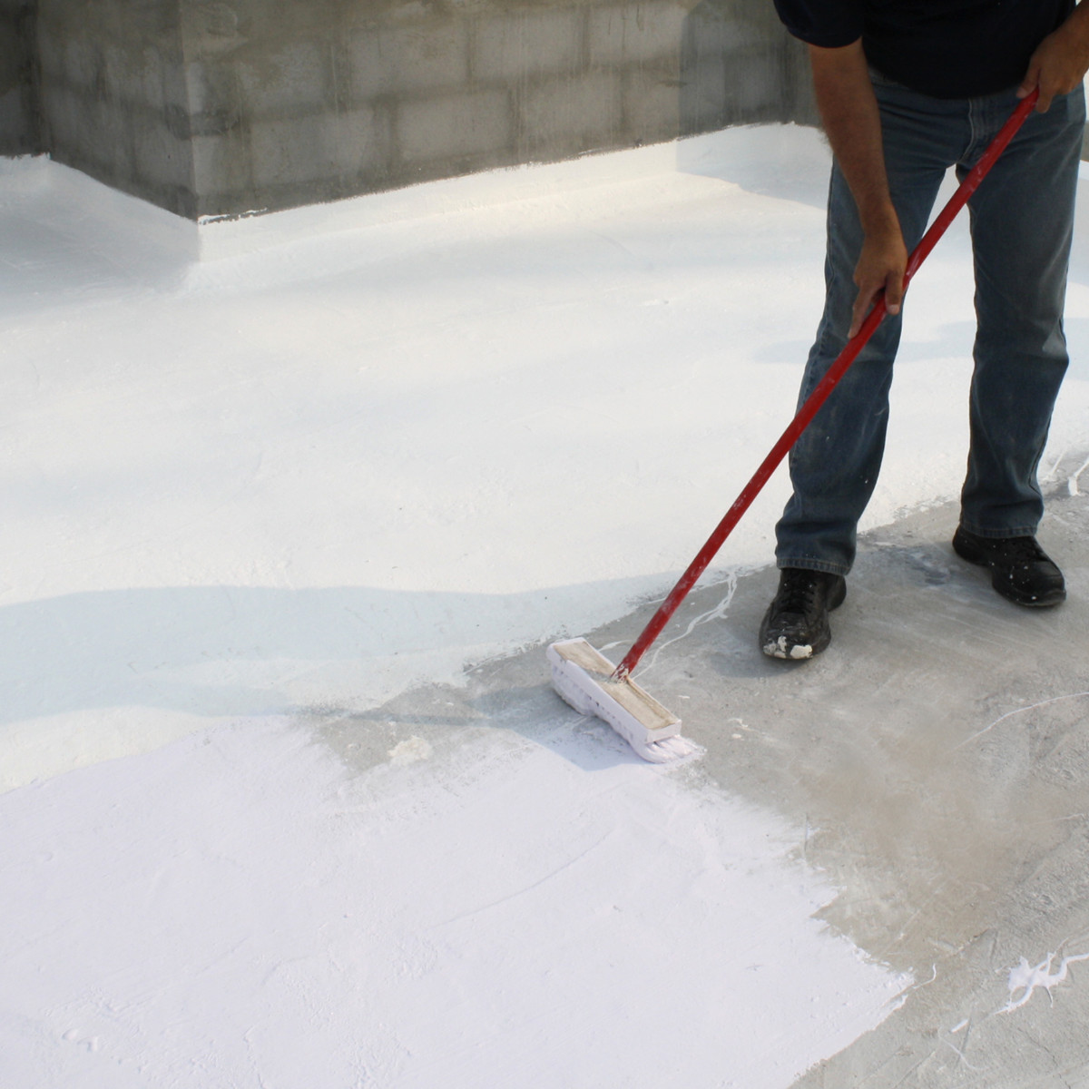 Diamond Waterproofing Being Applied