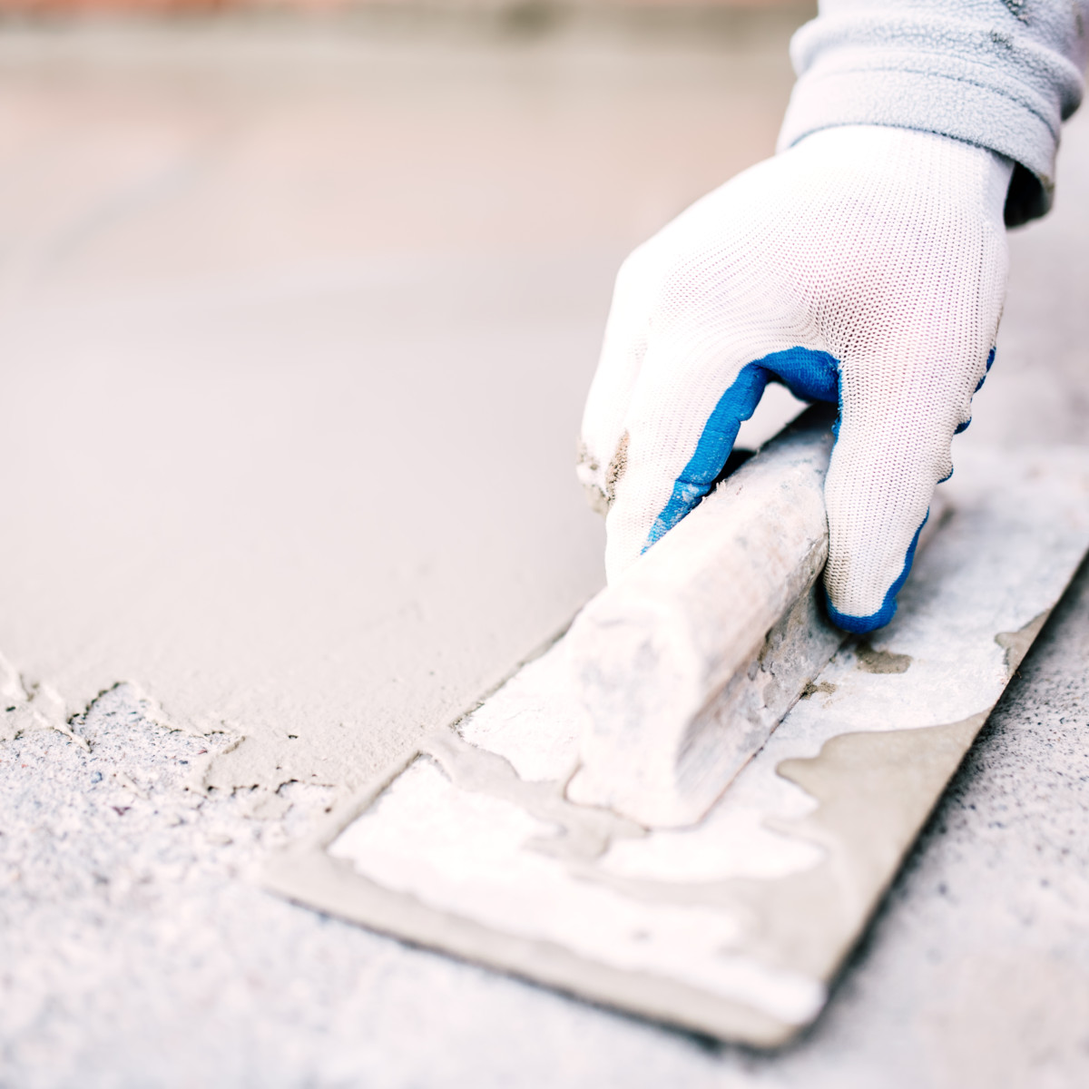 Diamond Waterproofing Putty Being Applied